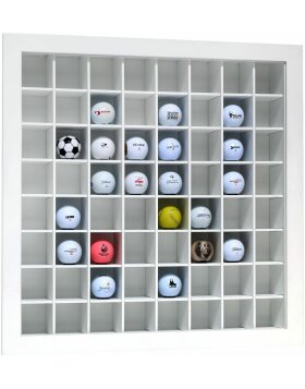 Deknudt presentation box golf balls white wood 40,0 x40,0 cm