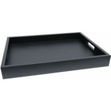 serving tray black wood 33,0 x40,0 cm