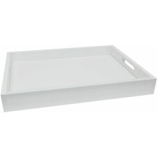 serving tray white wood 33,0 x40,0 cm