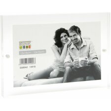 Cadre photo acrylique Deknudt S58SA2 transparent 18x24 cm