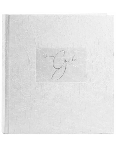 Tsarina guest book in white
