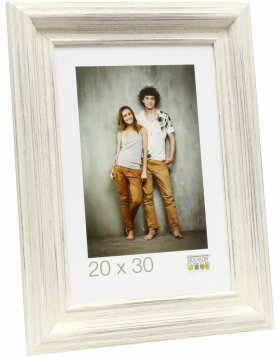 photo frame white S55D wood 20,0 x30,0 cm