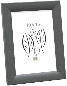wooden frame S54S grey 18,0 x24,0 cm