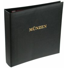 Album na monety MÜNZEN Goldbuch w kolorze czarnym
