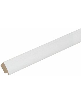 Cornice in legno S54S bianco 20,0 x40,0 cm