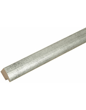 Ramka drewniana S54S srebrna 25,0 x38,0 cm