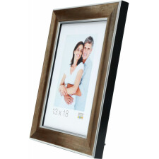 Deknudt photo frame bronze wood 13,0 x18,0 cm S45YD