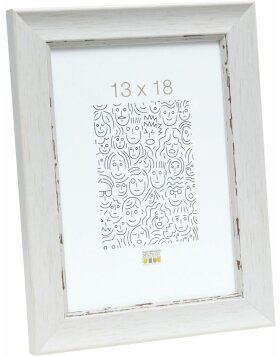photo frame white resin 13,0 x13,0 cm S45WF