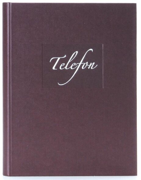 Telephone spiral book Seda brown