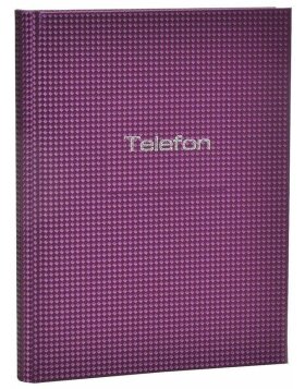 Sirio Telefonspiralbuch violett