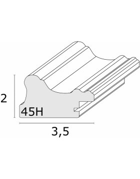 Bilderrahmen S45HD silber 13x18 cm