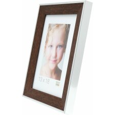 photo frame brown resin 13,0 x13,0 cm S45FE