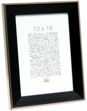 photo frame black resin 10,0 x15,0 cm S45FE