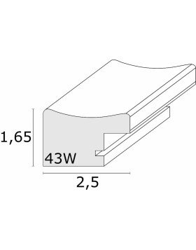 Deknudt S43WF Bilderrahmen Eichenfarbe Kunststoff 15x20 cm