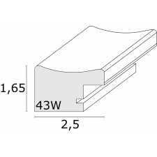 Deknudt S43WF Bilderrahmen Eichenfarbe Kunststoff 15x20 cm