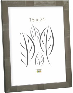 Ramka na zdjęcia drewno srebrne 10,0 x15,0 cm S43ND