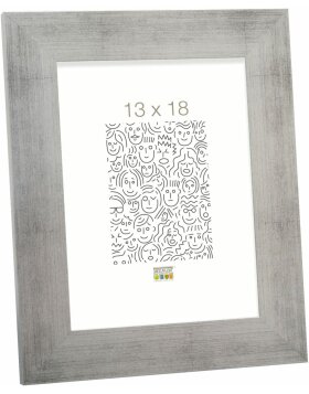 Fotolijst zilver hout 20,0 x20,0 cm s43bd