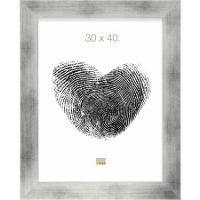 Fotolijst zilver hout 30,0 x40,0 cm s43bd