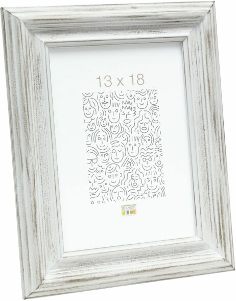 photo frame white resin 18,0 x24,0 cm S41XS