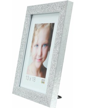 Fotolijst zilver kunststof 15,0 x15,0 cm