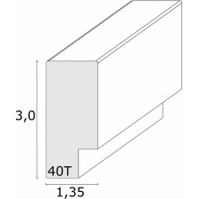 Leinwand-Rahmen weiß 20,0 x30,0 cm - 24,0 x34,0 cm