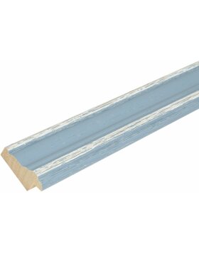 Cornice in legno blu 30,0 x40,0 cm S221F