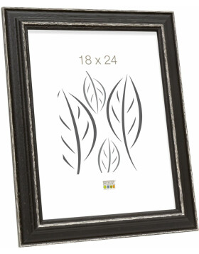 photo frame black wood 10,0 x15,0 cm S221F