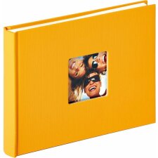 Walther Klein album Fun corn geel 22x16 cm 40 witte bladzijden