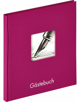 Walther Guestbook Fun viola 23x25 cm 72 pagine bianche