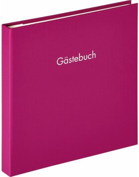 Walther Spiral-Gästebuch Fun violett 26x25 cm 50 weiße Seiten