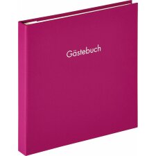 Walther Spiral-Gästebuch Fun violett 26x25 cm 50 weiße Seiten