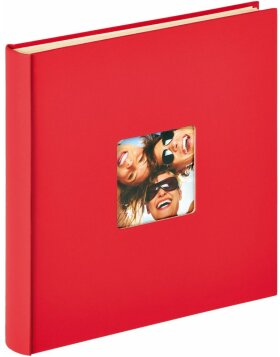 Walther Zelfklevend album Fun 33x34 cm rood 50 zelfklevende paginas