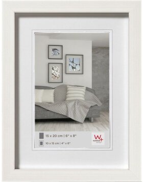 picture frame Construction 10x15 cm white