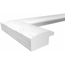 Wewnętrzna ramka drewniana 10x15 cm biała