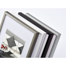 Stoel aluminium frame 18x24 cm zwart