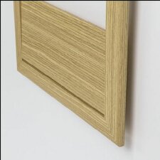 Houten plank Adelaide naturel met frame