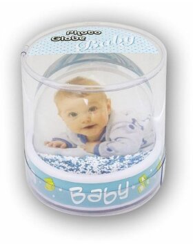 Boule à facettes bébé bleu 6,5x6,2 cm