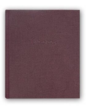 Album fotograficzny lniany Zdjęcia 30x31 cm fioletowy