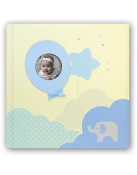 Babyalbum Penelope blauw 32x32 cm