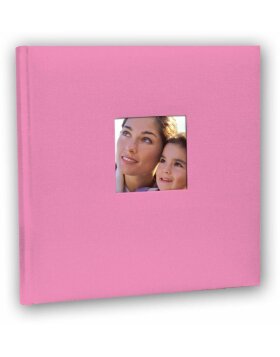 Fotoalbum Katoen roze 31x31 cm
