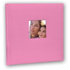 Album fotografico Cotone rosa 31x31 cm