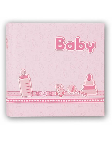 Babyalbum Bebe 24x24 cm roze