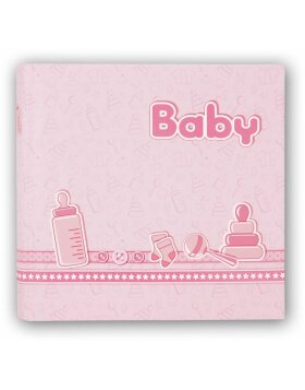 Baby album Bebe 24x24 cm pink