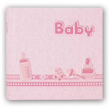 Babyalbum Bebe 24x24 cm roze