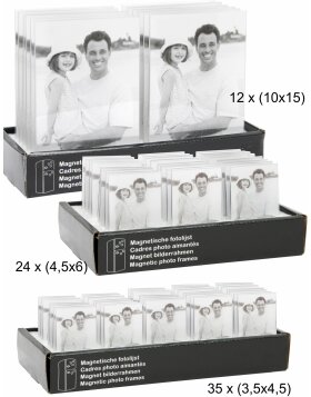 Deknudt Acrylic magnetic frame 3 sizes up to 10x15 cm