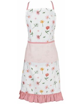 apron 70x85 cm A Sunny Day  rosé/white