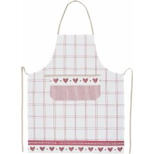 apron 70x85 cm Beauties of Winter  red/white