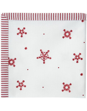Serviettes en tissu 6 pièces 40x40 cm Beauties of Winter rouge