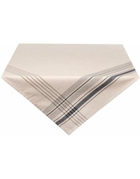 tablecloth 100x100 cm Country Essential  black/natural