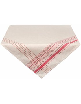 tablecloth 130x180 cm Country Essential red/ros&eacute;